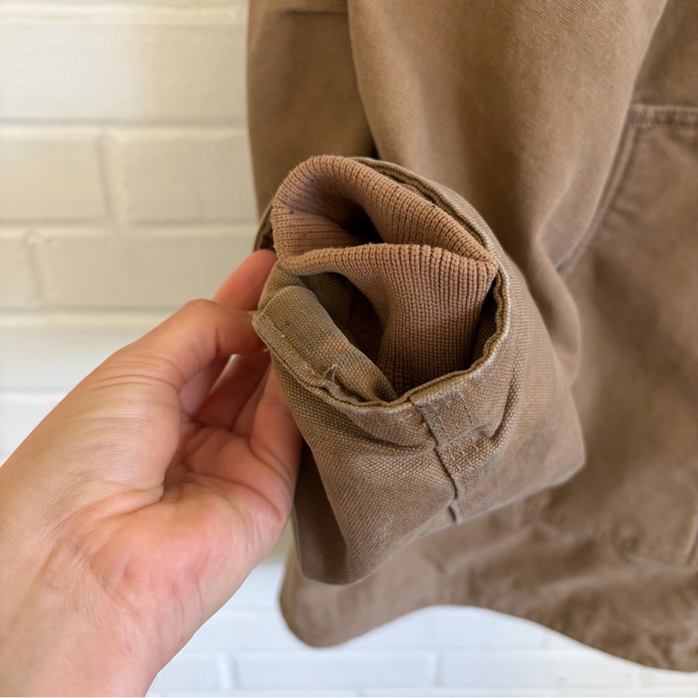 Carhartt Sandstone Sherpa Lined Ridge Coat (Style #C61), SZ XL Tall - Picture 5 of 12